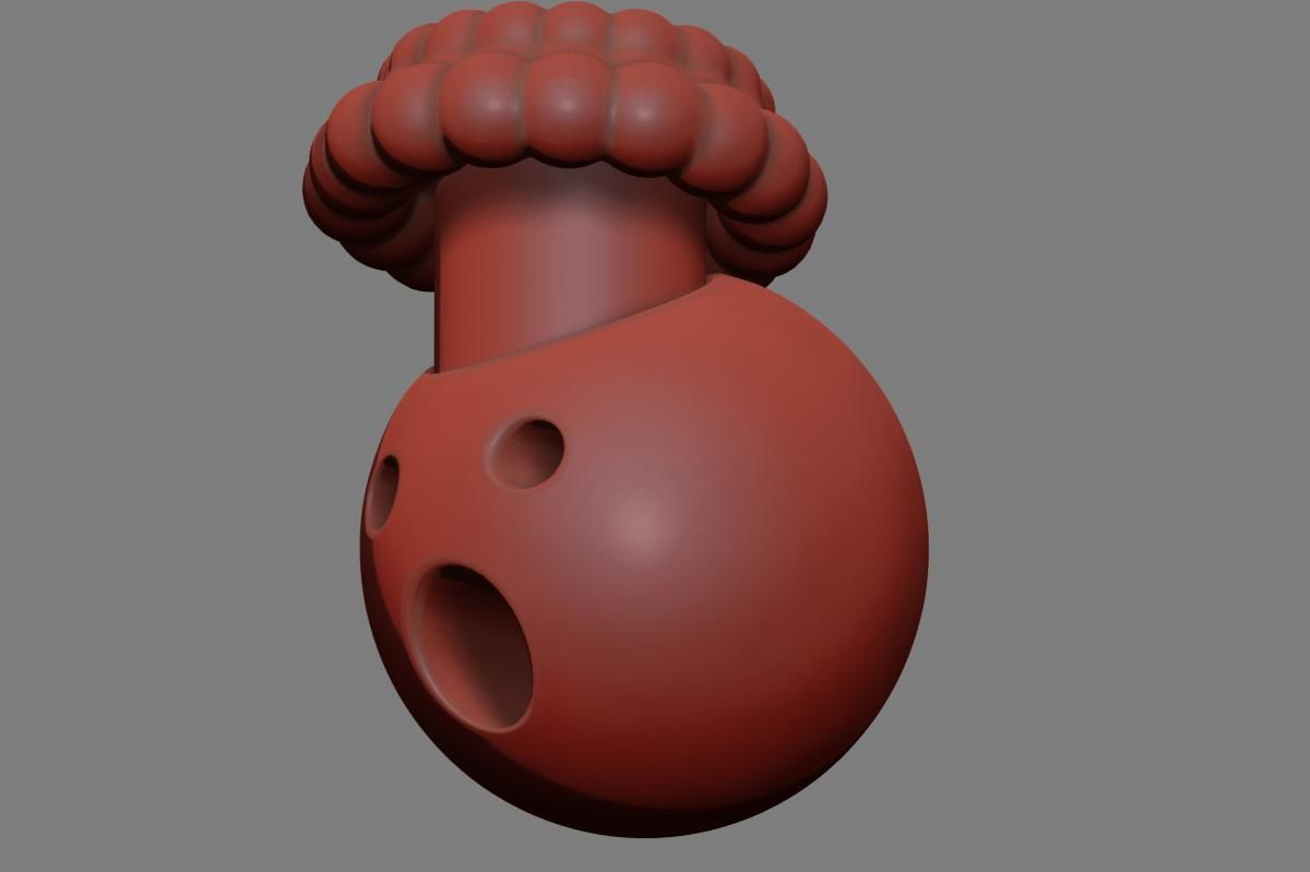 Emoji Exploding Head 3D model_28