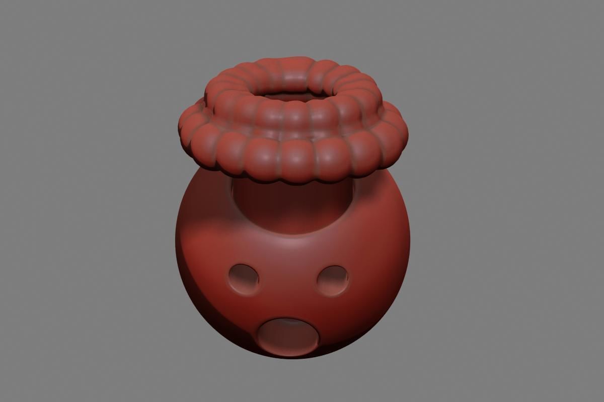 Emoji Exploding Head 3D model_40