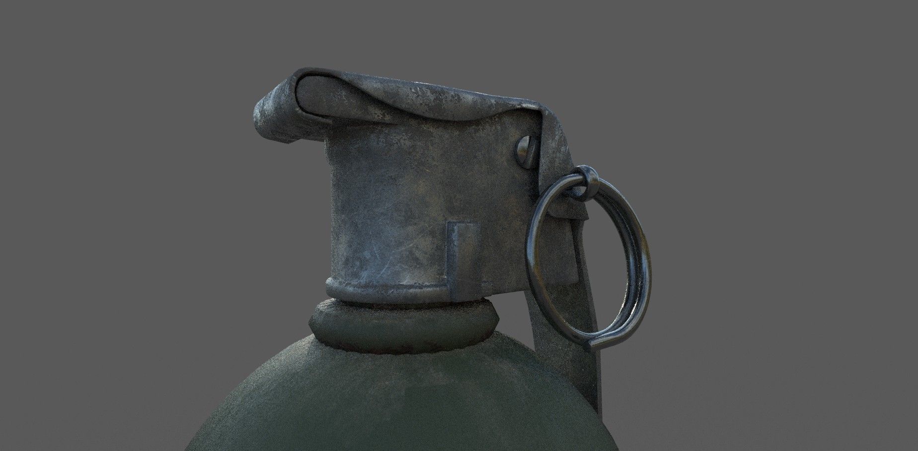 Grenade Low-poly 3D model Low-poly 3D model_6