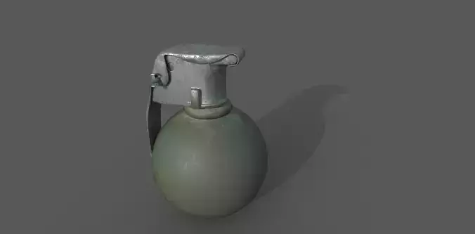 Grenade Low-poly 3D model