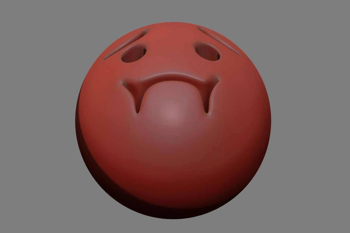 Nauseated Face 3D model_23