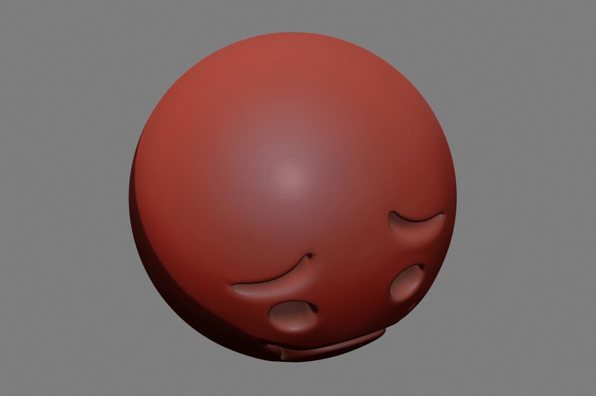 Nauseated Face 3D model_26