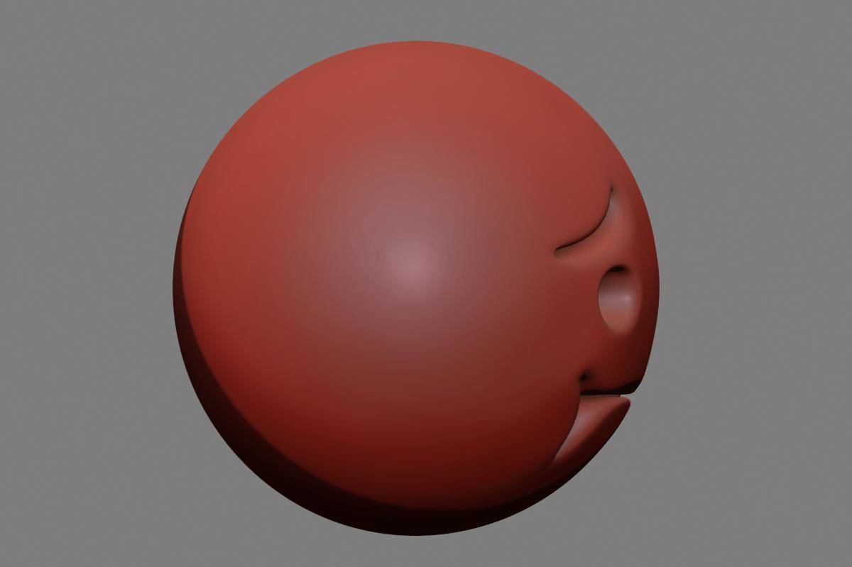 Nauseated Face 3D model_27