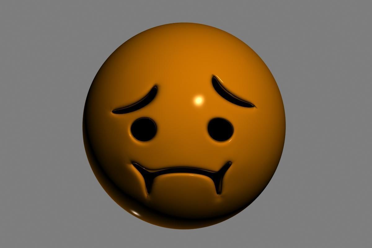 Nauseated Face 3D model_3