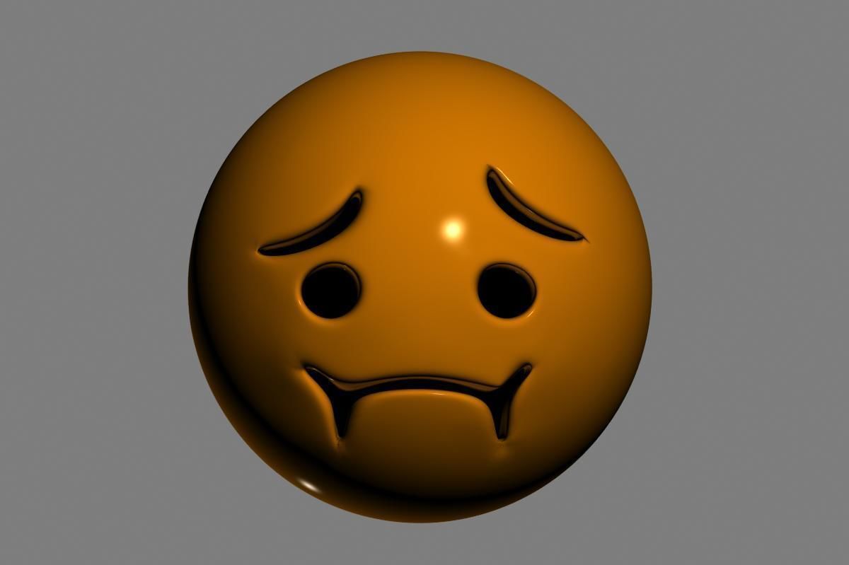 Nauseated Face 3D model_12