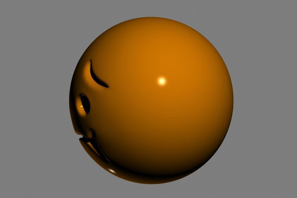 Nauseated Face 3D model_10