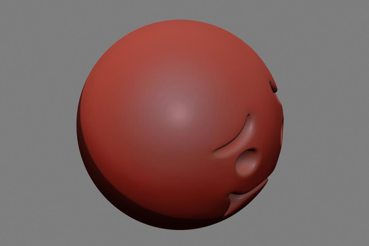 Nauseated Face 3D model_30