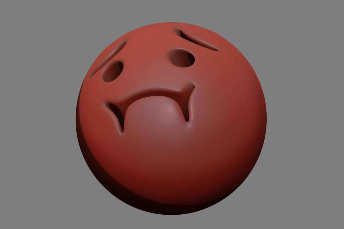 Nauseated Face 3D model_29