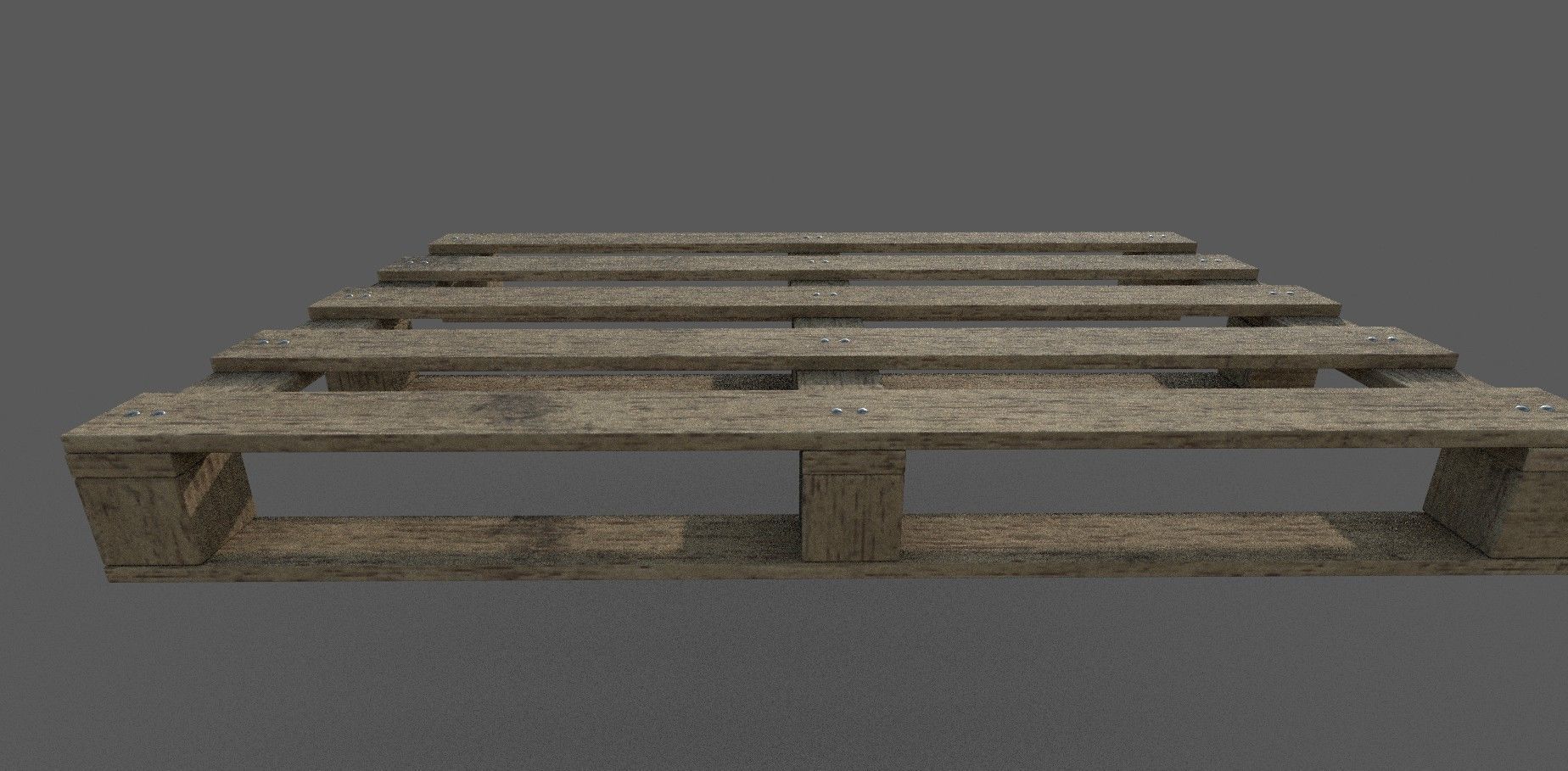 Wooden Pallet 3D model Low-poly 3D model_6