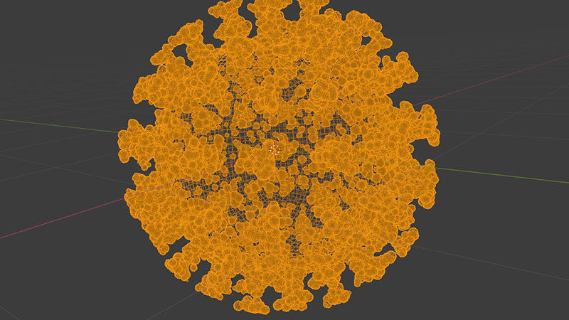 CoronaVirus Medical Pandemia Covid-19  3D model_7