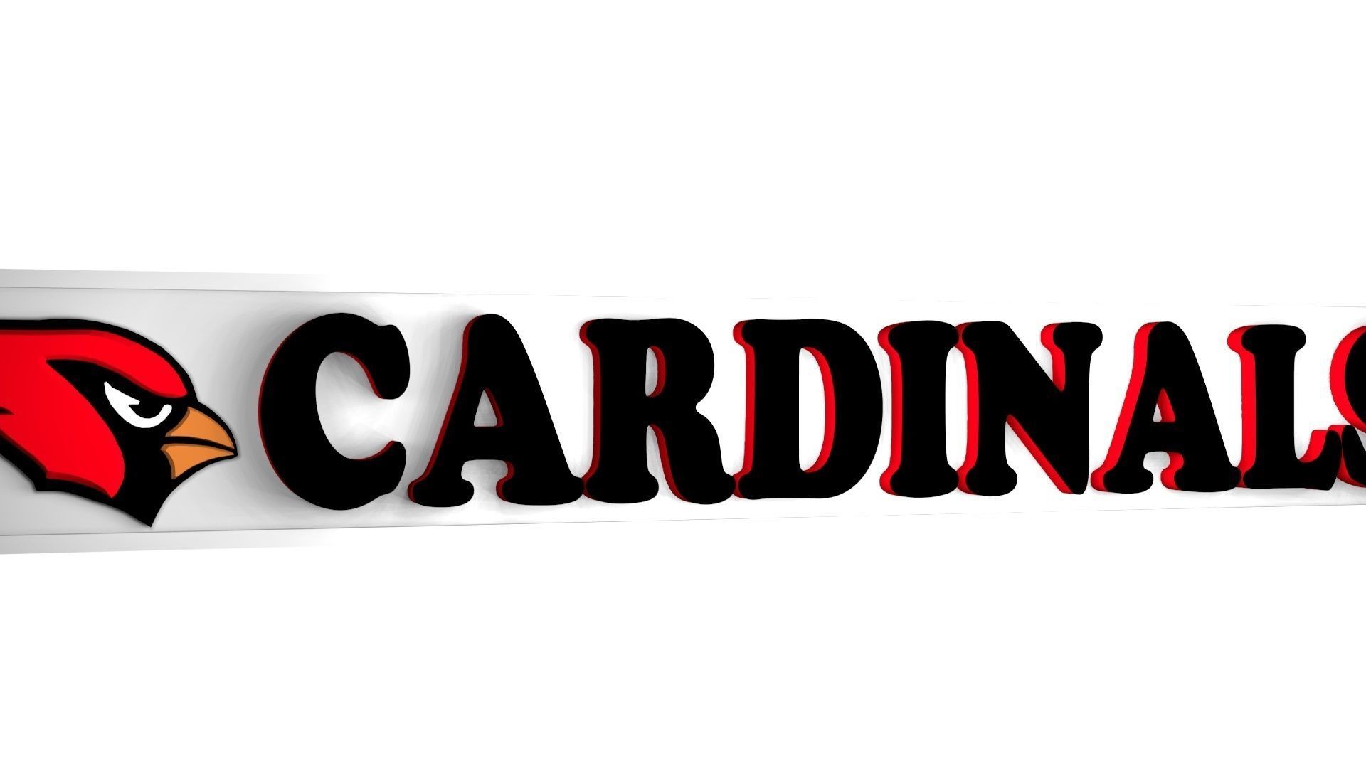 Cardinals plate 2 3D model_4