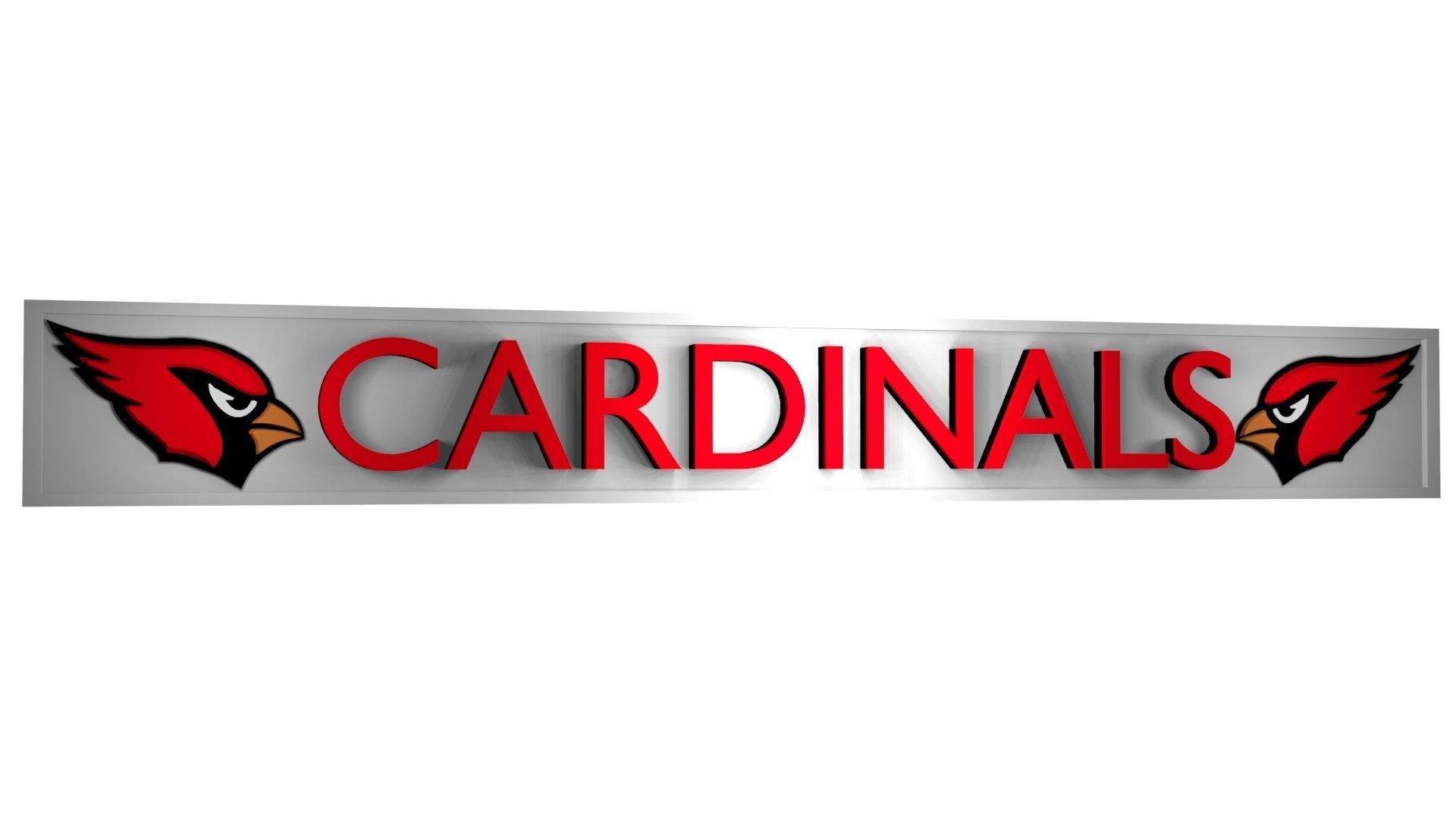 Cardinals plate 2 3D model_6
