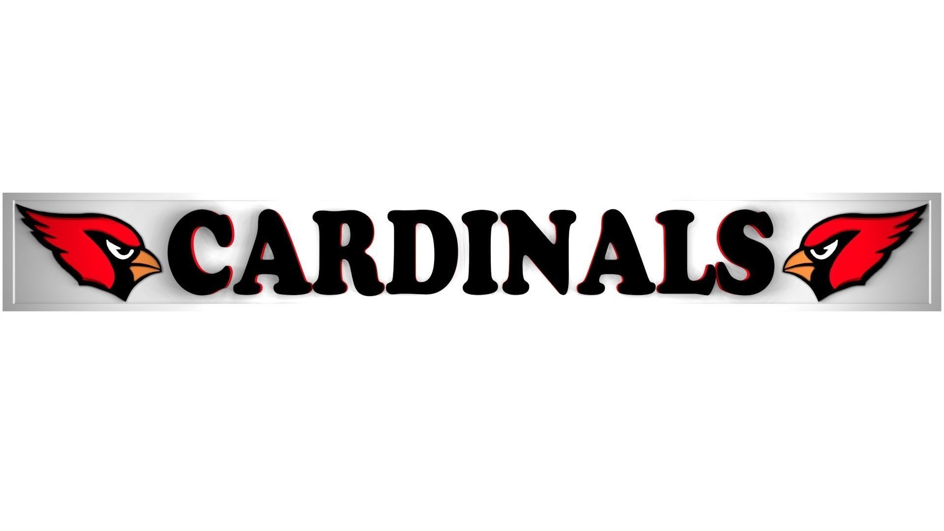 Cardinals plate 2 3D model_3