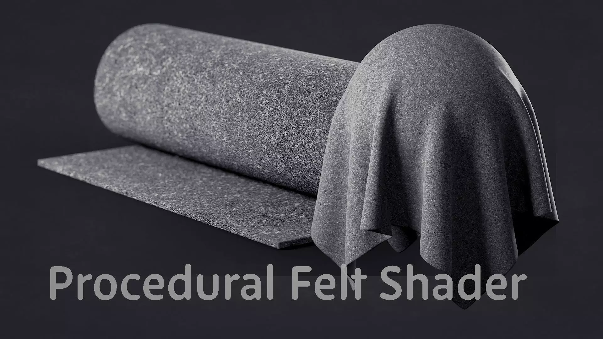 Procedural Felt Shader for Blender 3D model_0