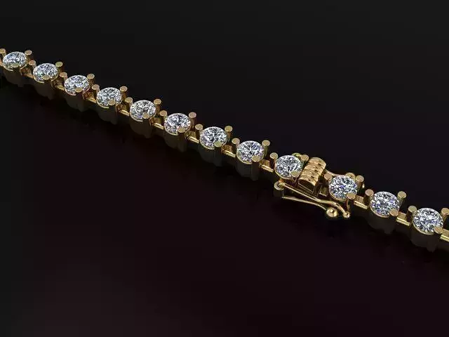 Dainty Diamond Tennis Bracelet 3mm