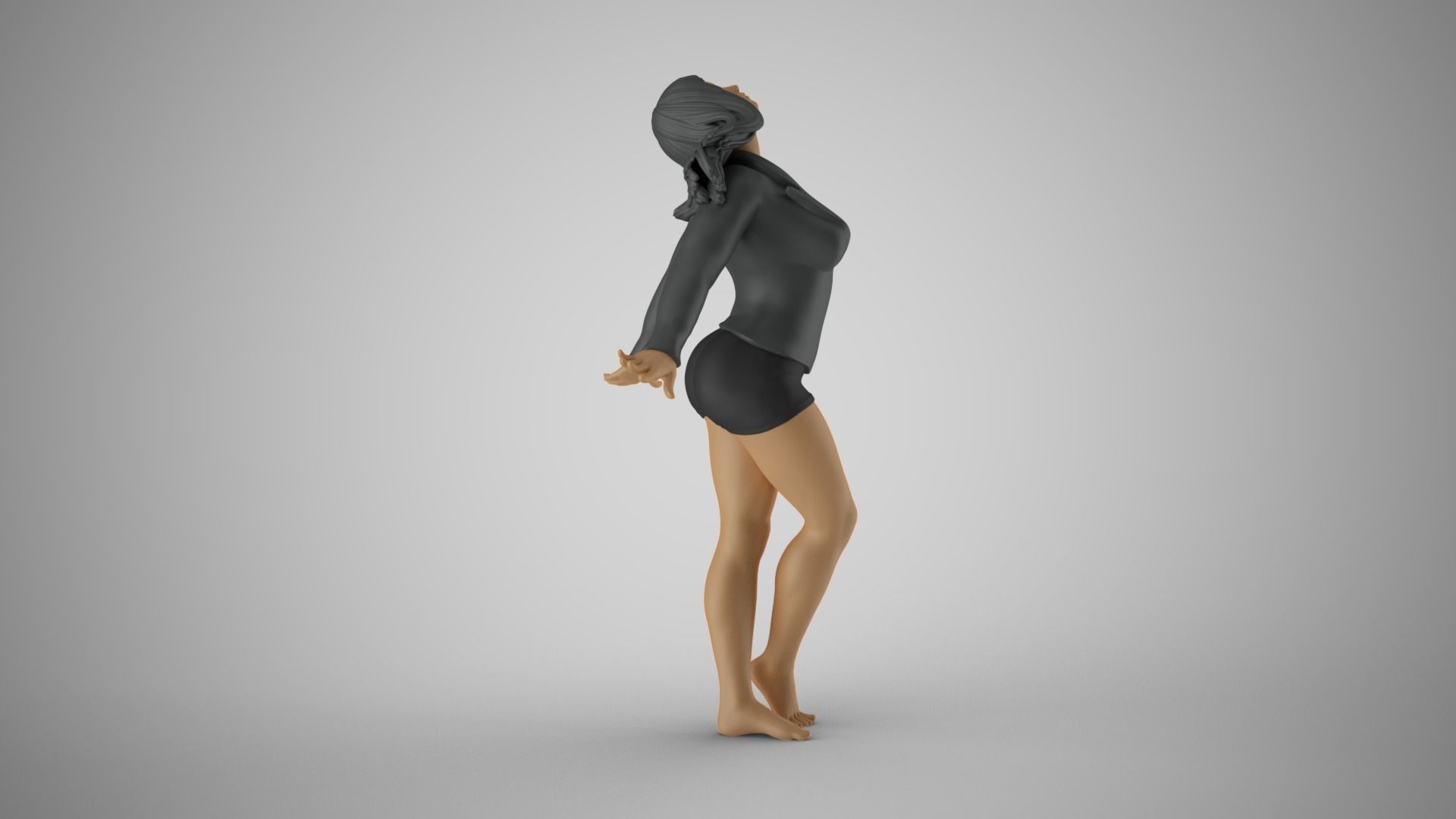 Woman Ascension 3D print model_5