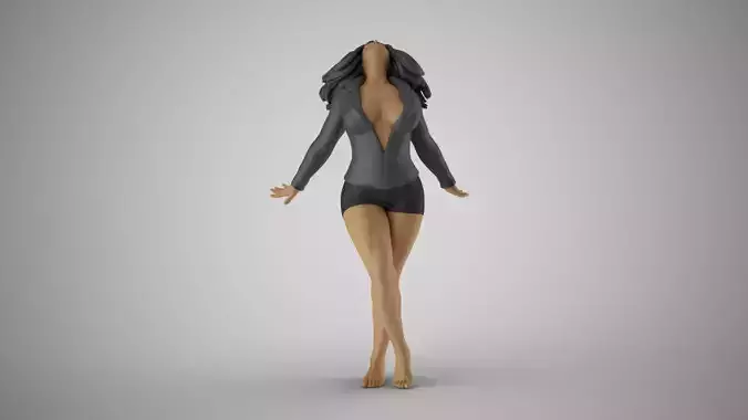 Woman Ascension 3D print model