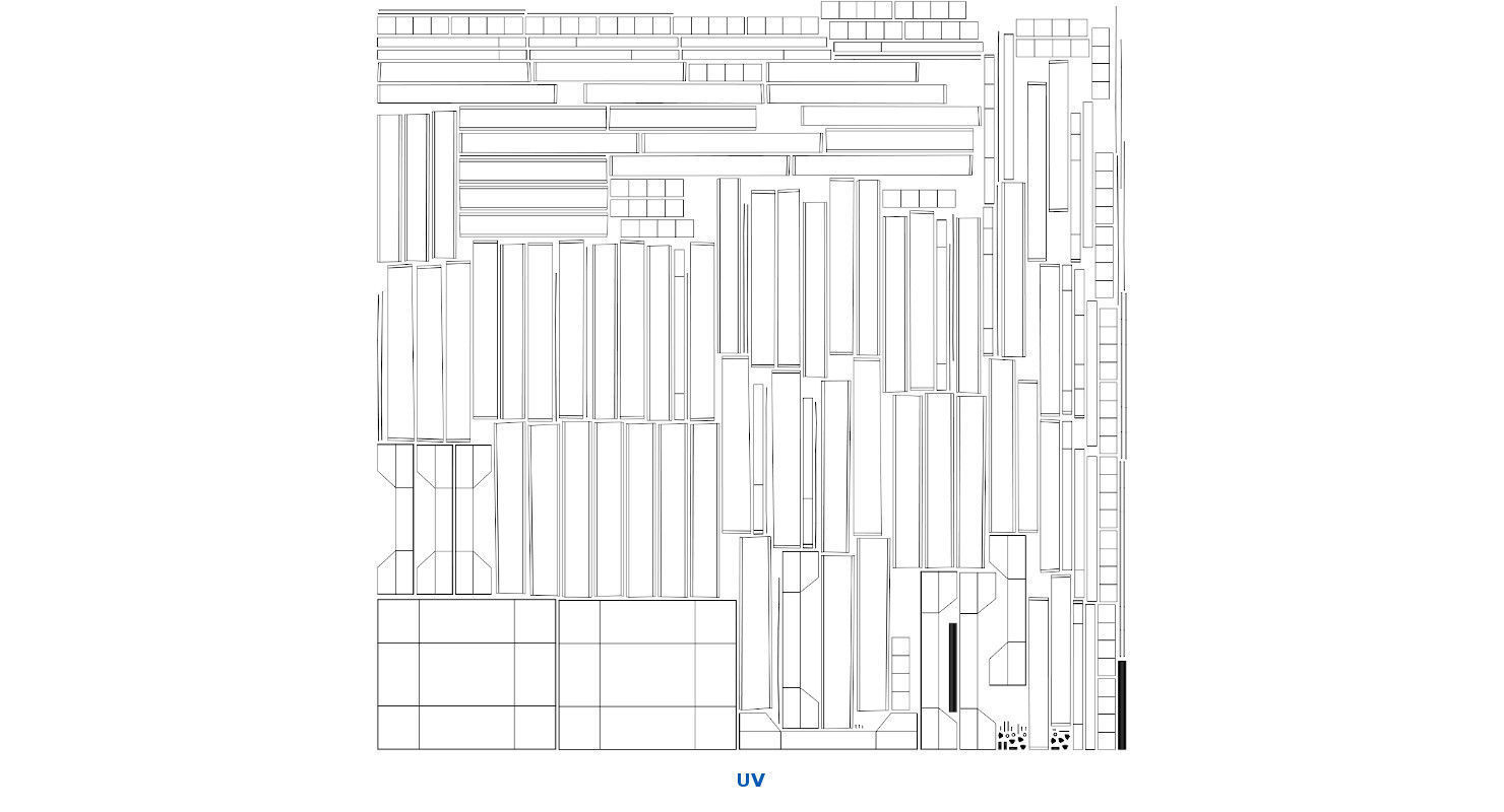 Pallet Rack 1B Low-poly 3D model_8
