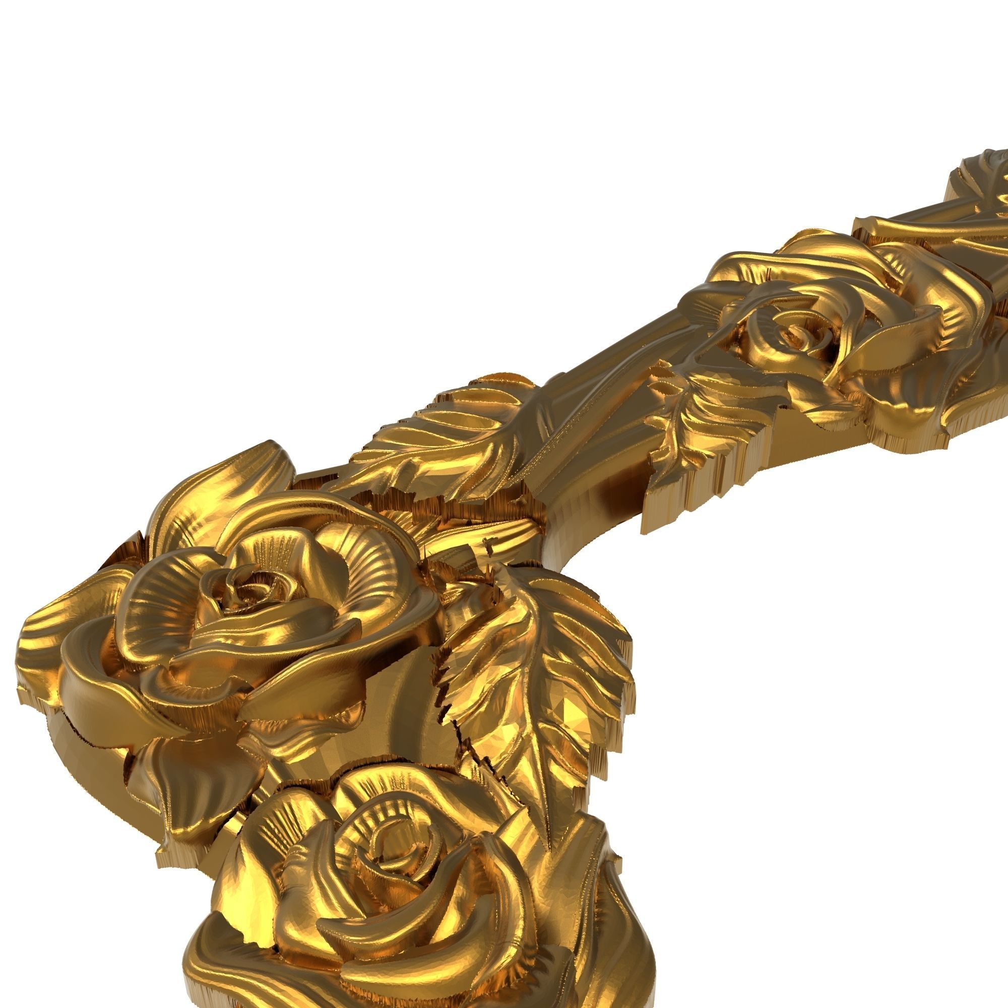 carved frame  3D model_6
