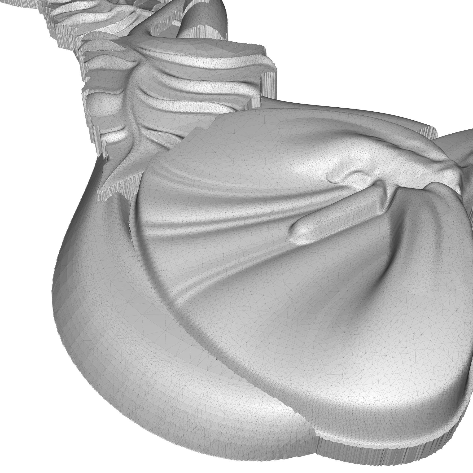 carved frame  3D model_8