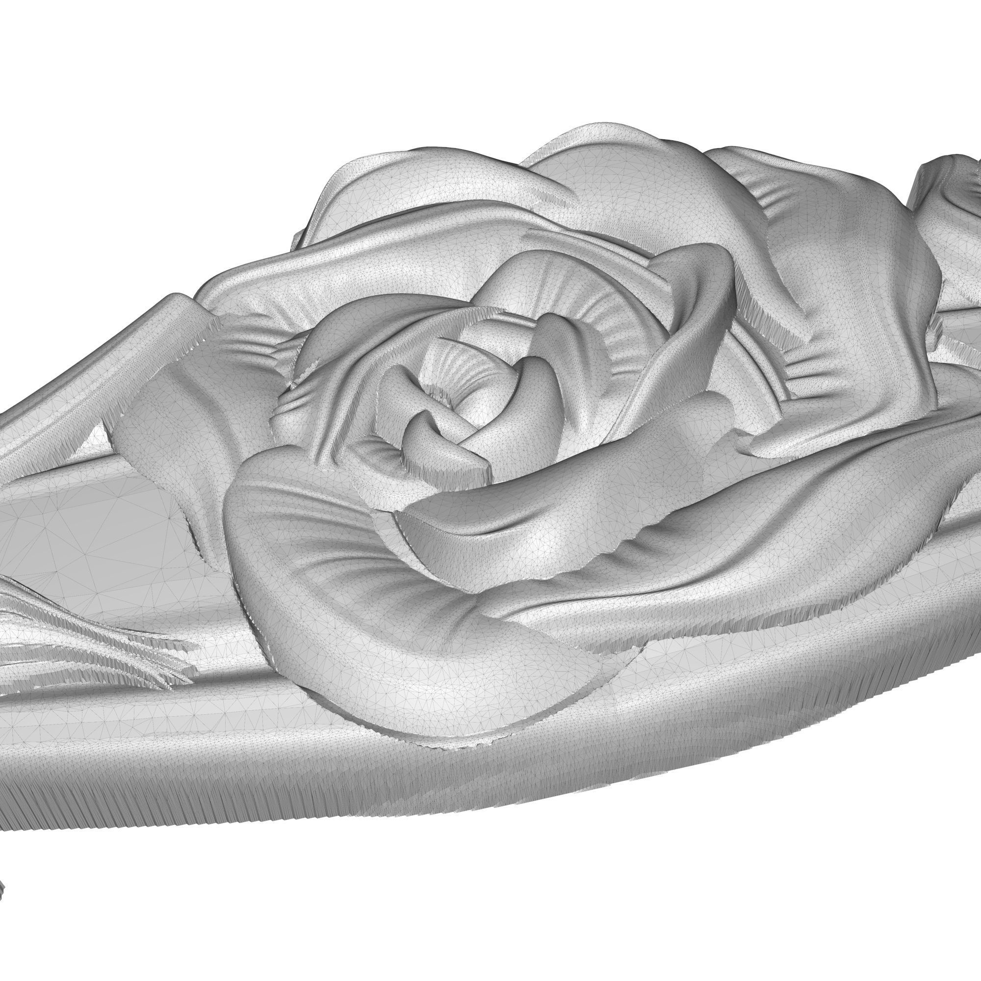 carved frame  3D model_9