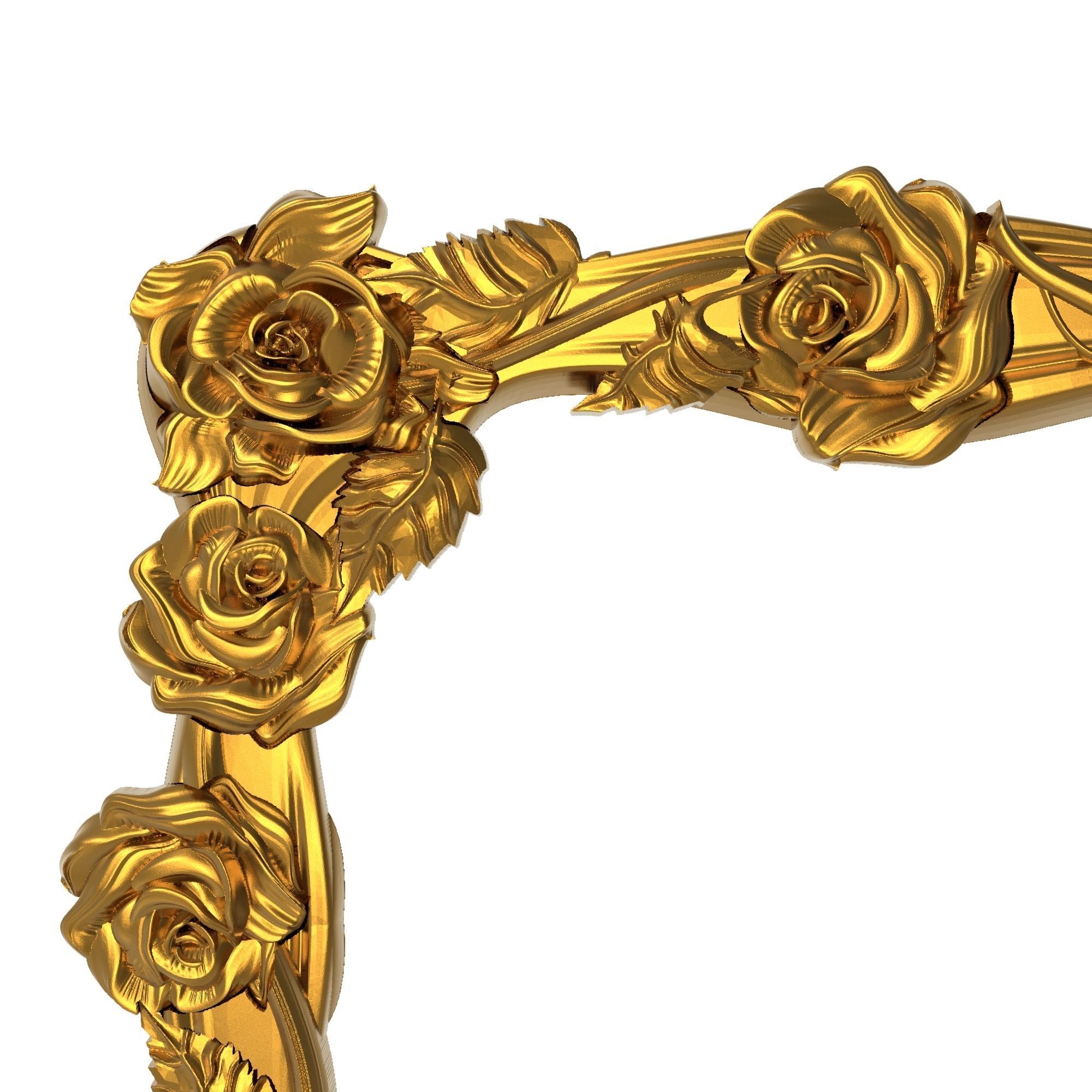 carved frame  3D model_1