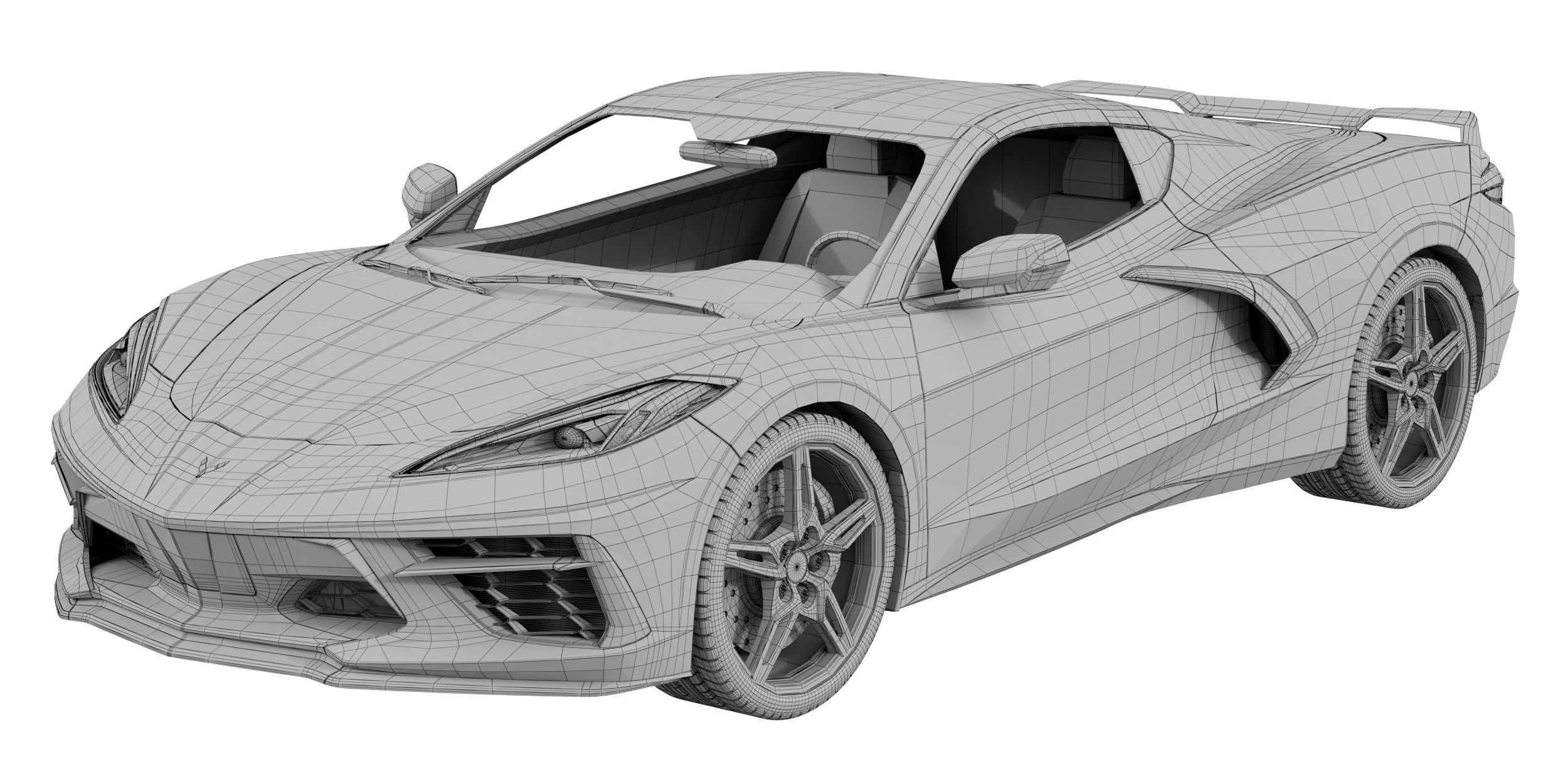 Chevrolet Corvette C8 2020 Stingray 3D model_13