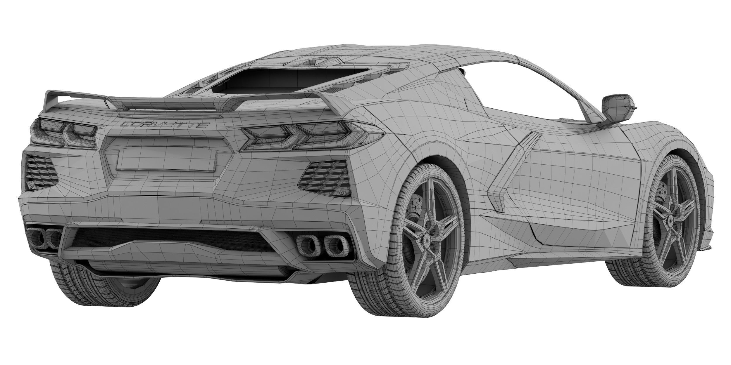 Chevrolet Corvette C8 2020 Stingray 3D model_17