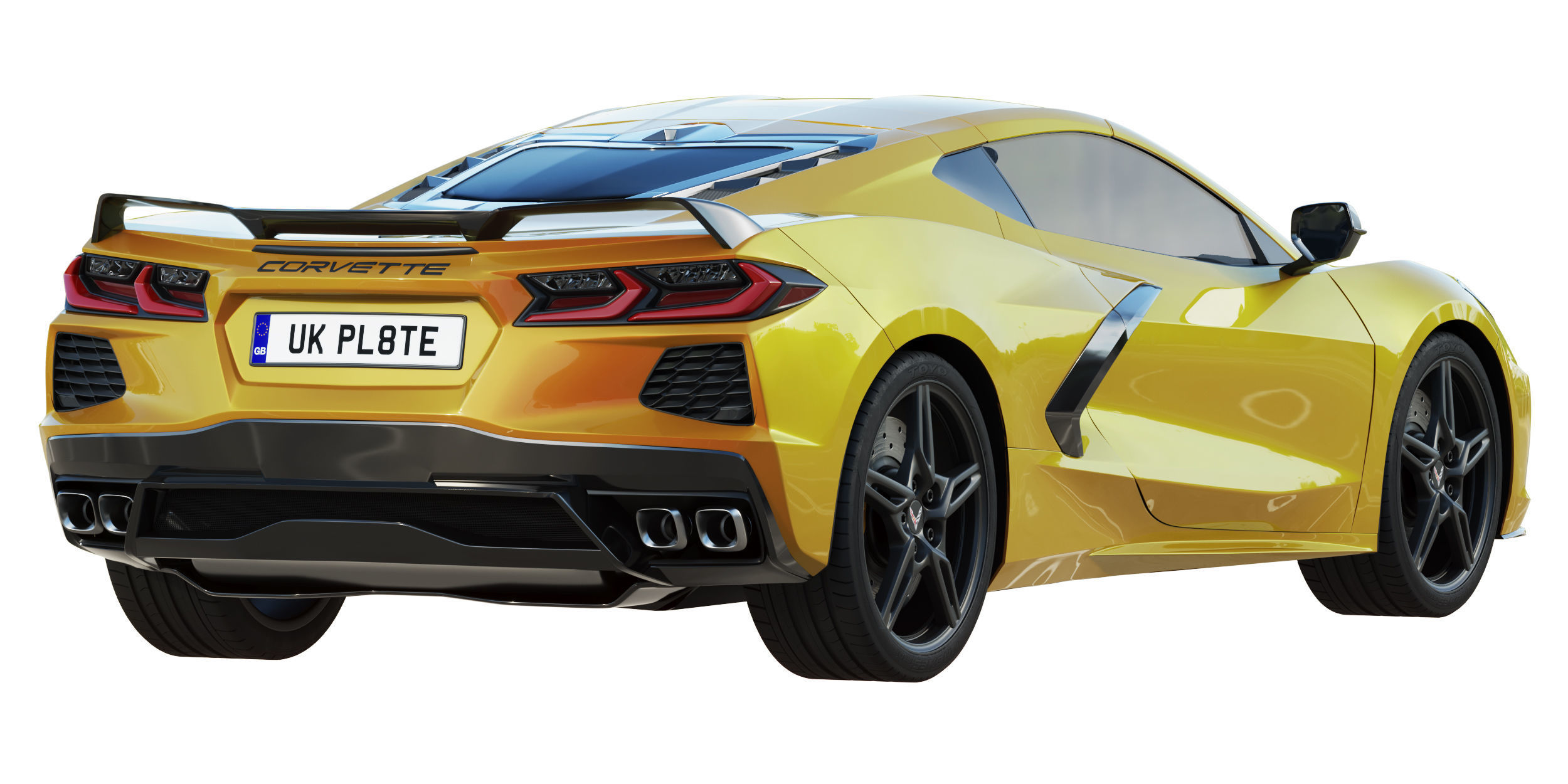 Chevrolet Corvette C8 2020 Stingray 3D model_3