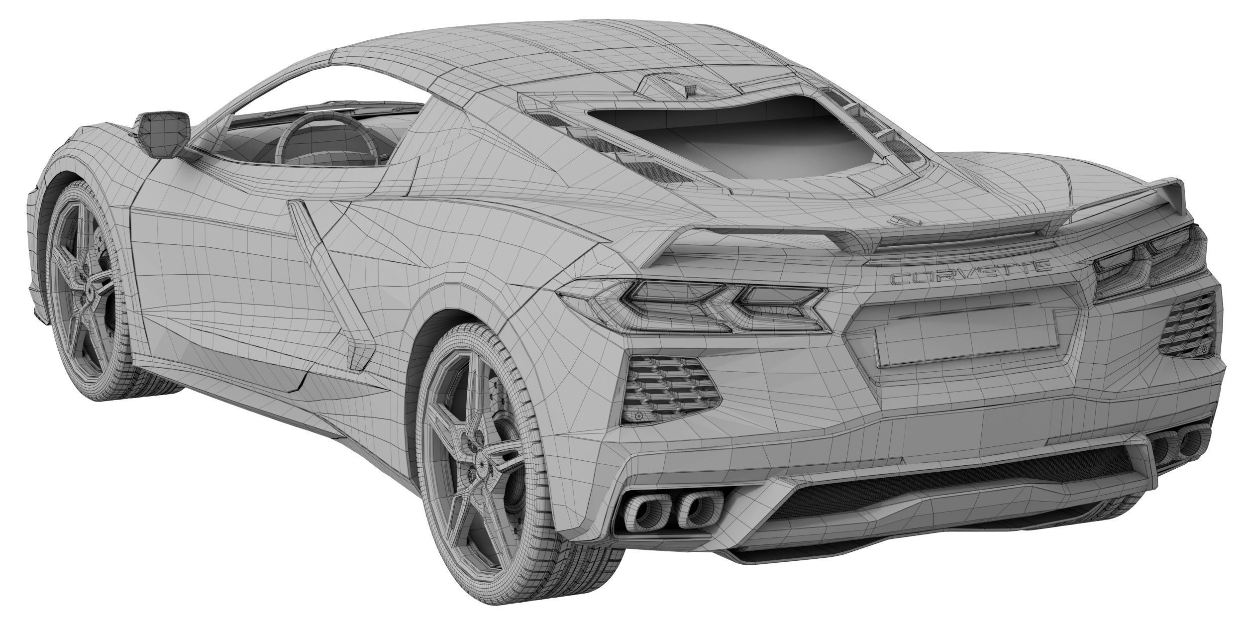 Chevrolet Corvette C8 2020 Stingray 3D model_14