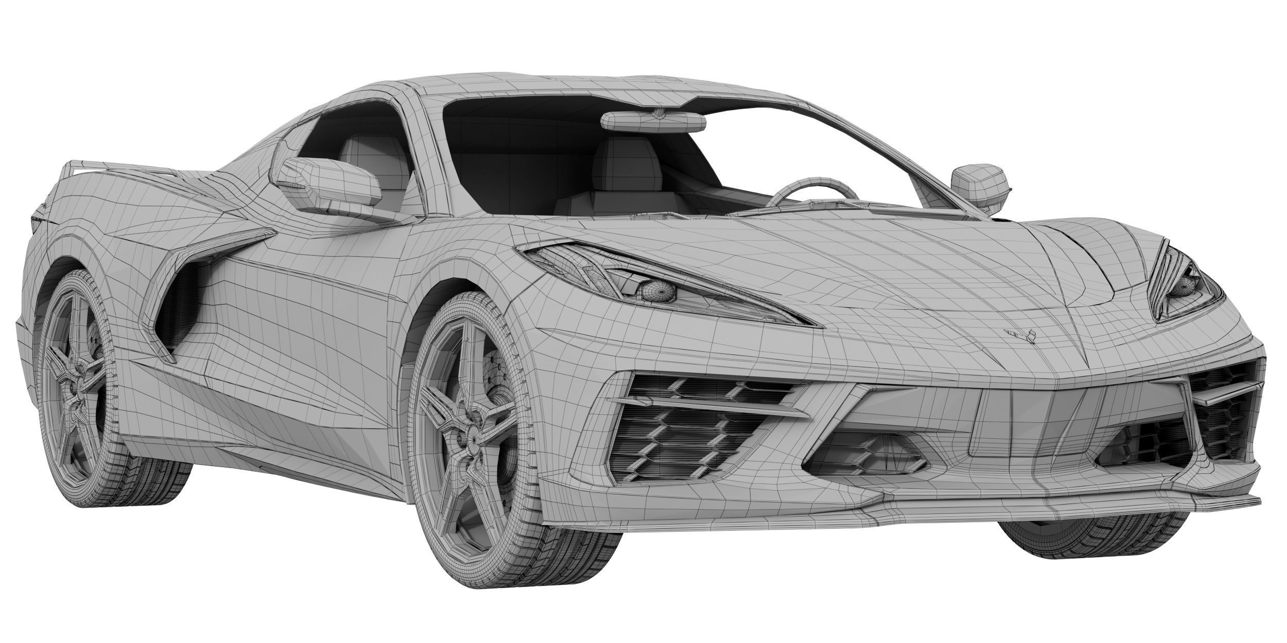 Chevrolet Corvette C8 2020 Stingray 3D model_15