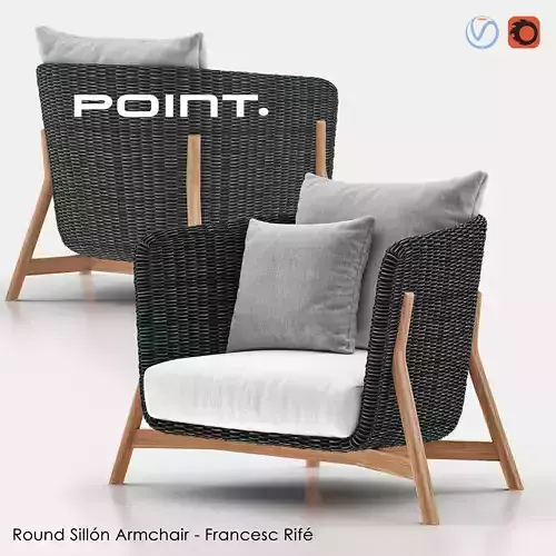ROUND Sillon Armchair