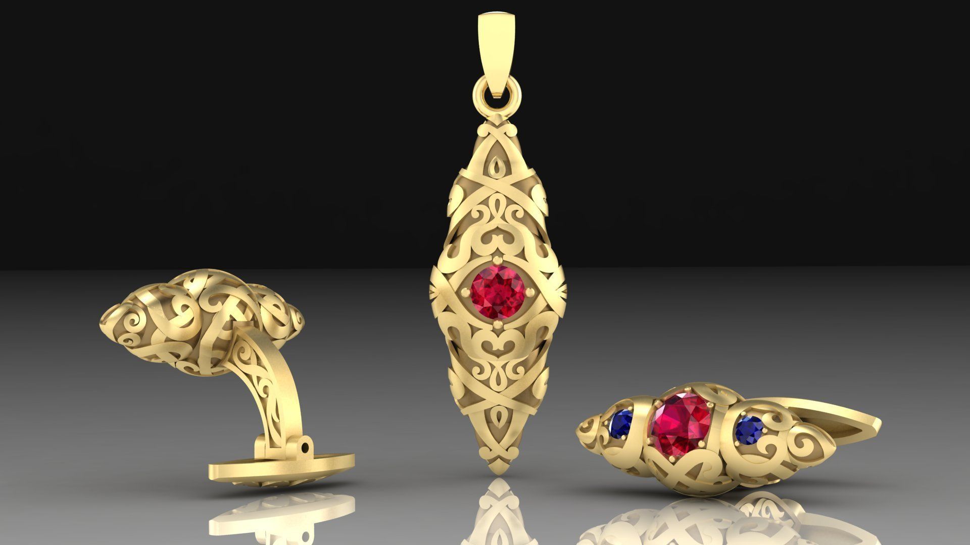 Headset with Patterns 3D print model_2