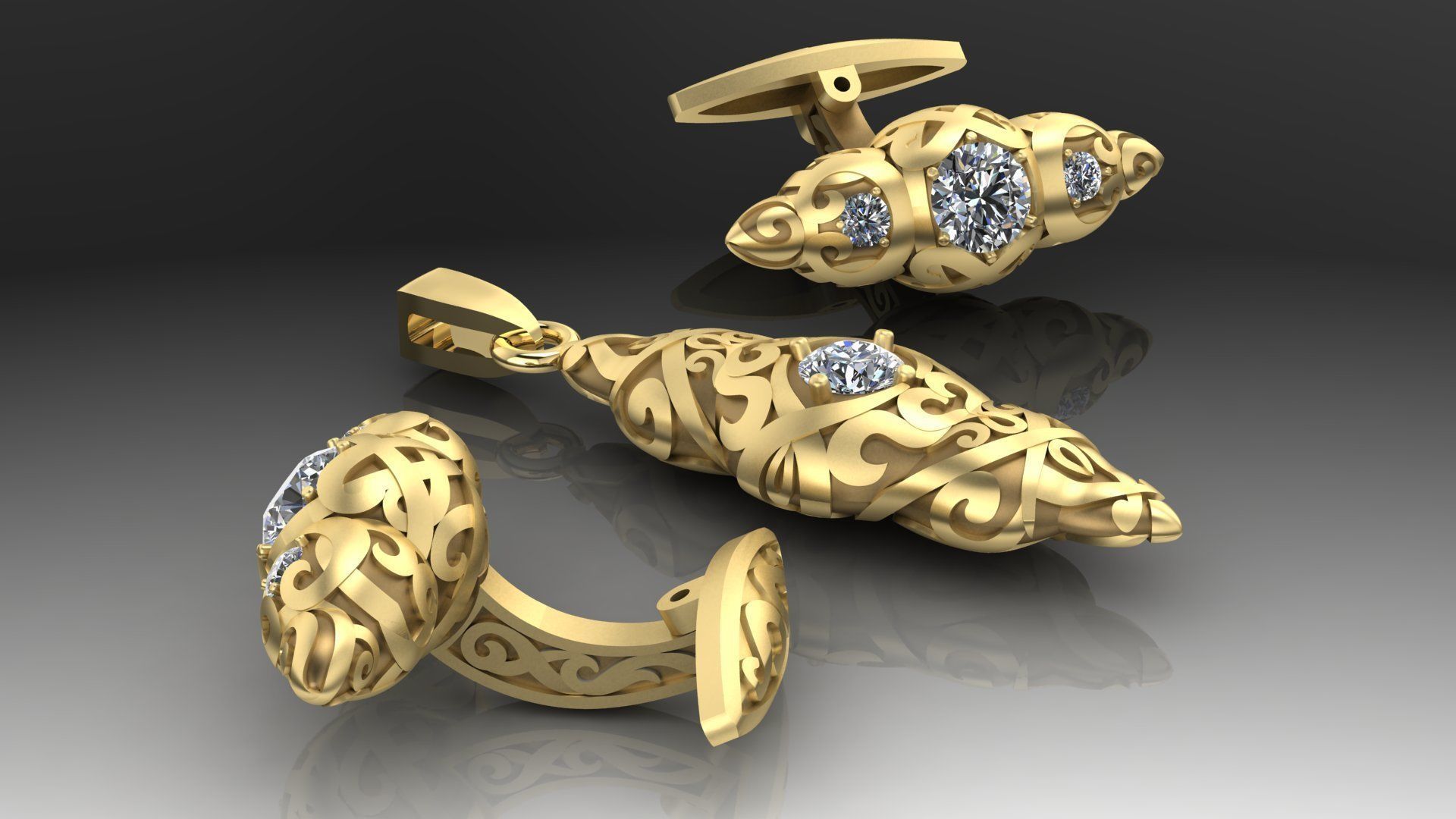 Headset with Patterns 3D print model_3