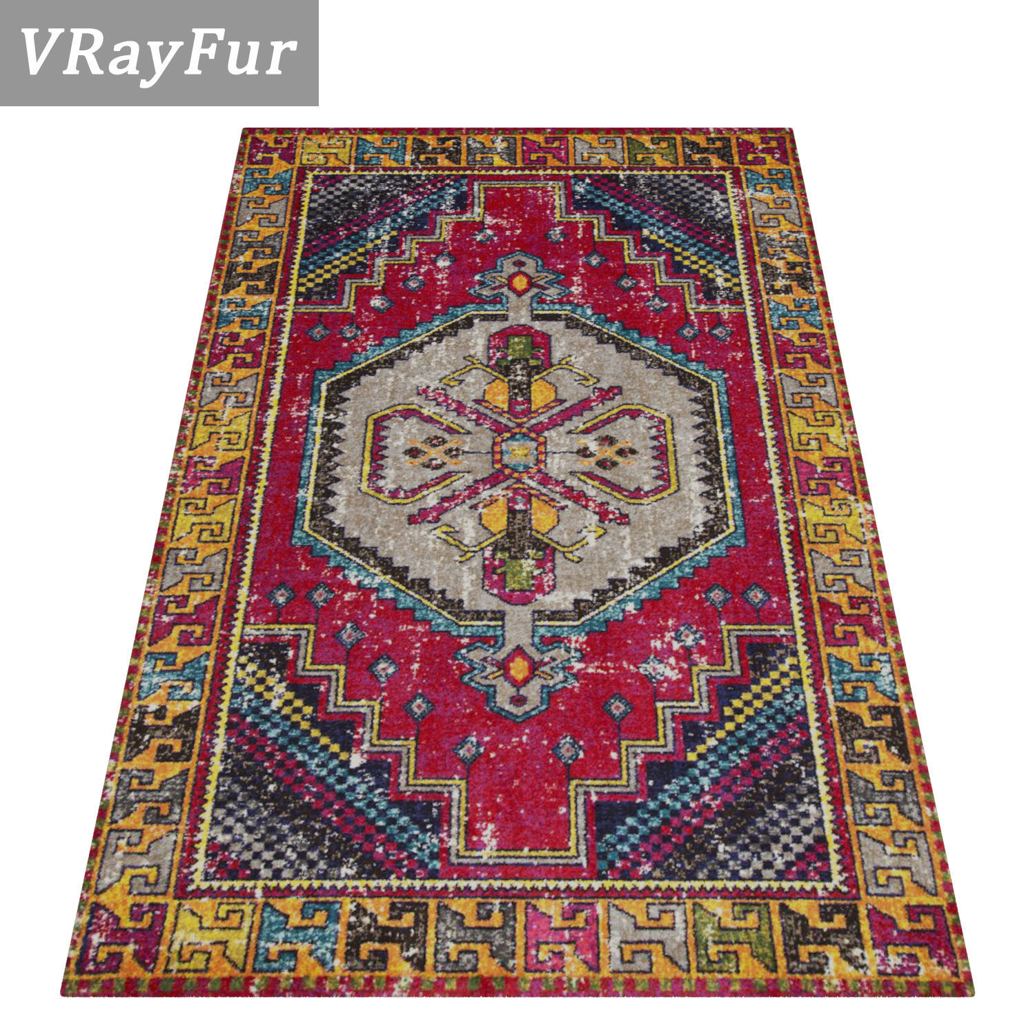 Rug Set 1546 3D model_2