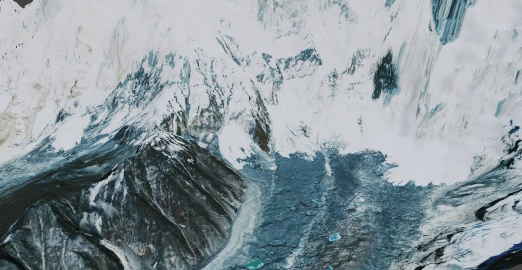 Mt Everest Realistic Terrain 3D model_1