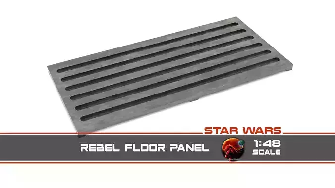 Star Wars Rebel Floor Panel 1-48 scale Legion  Free 3D print model