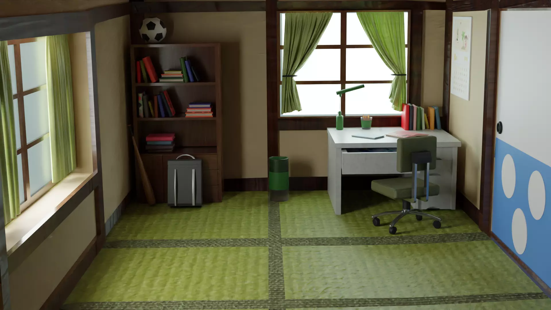 DORAEMON ROOM IN 3D  3D model_0