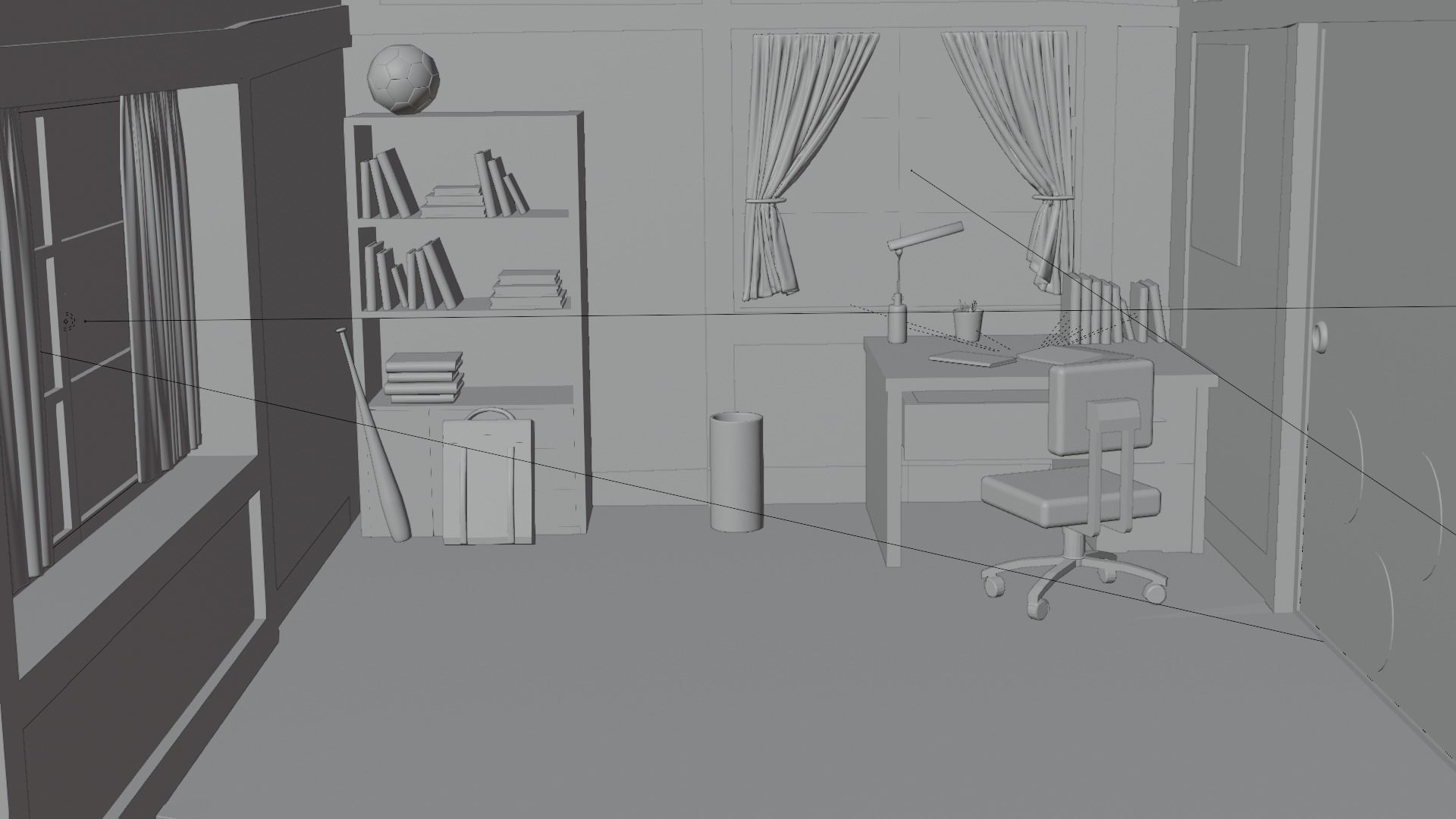 DORAEMON ROOM IN 3D  3D model_7