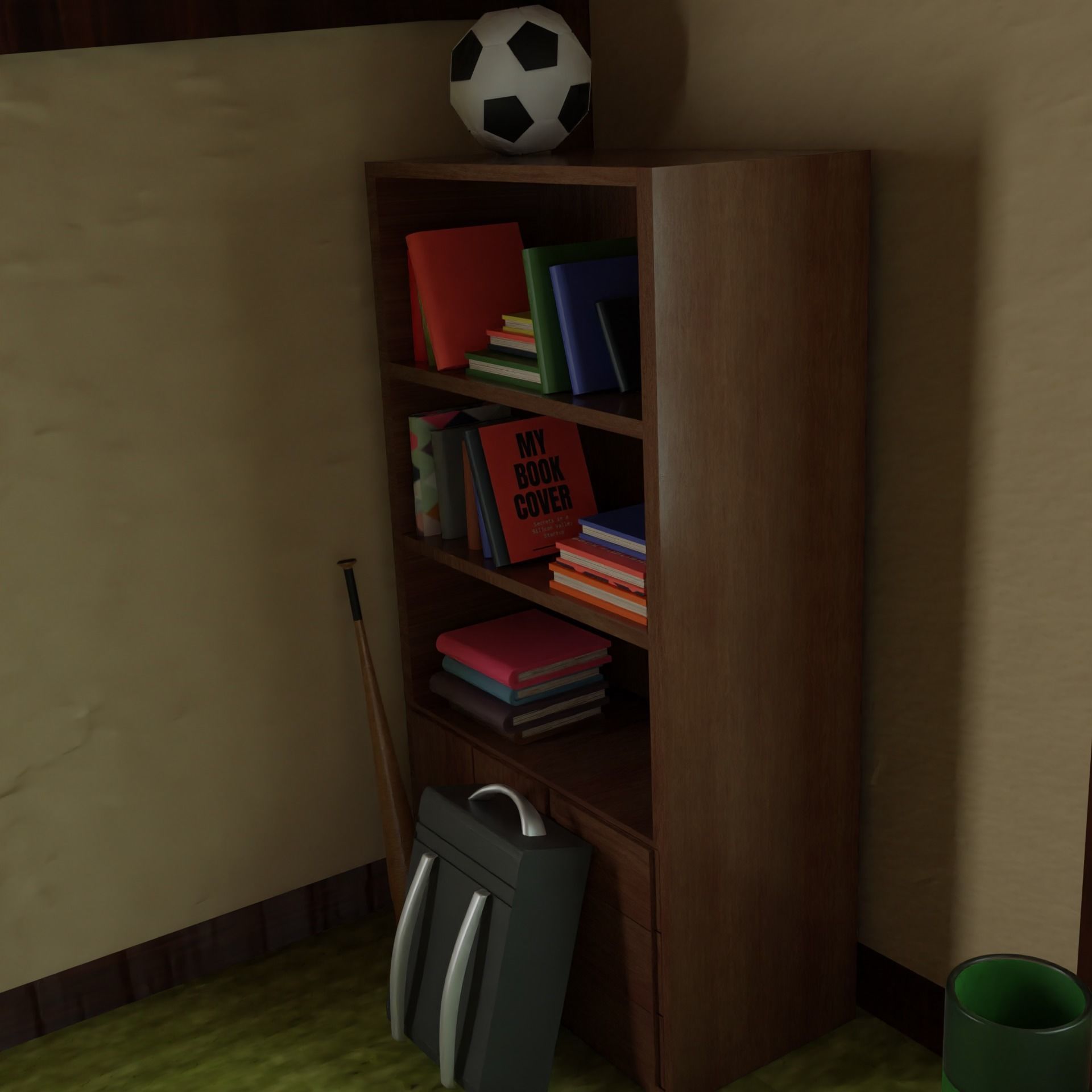 DORAEMON ROOM IN 3D  3D model_4