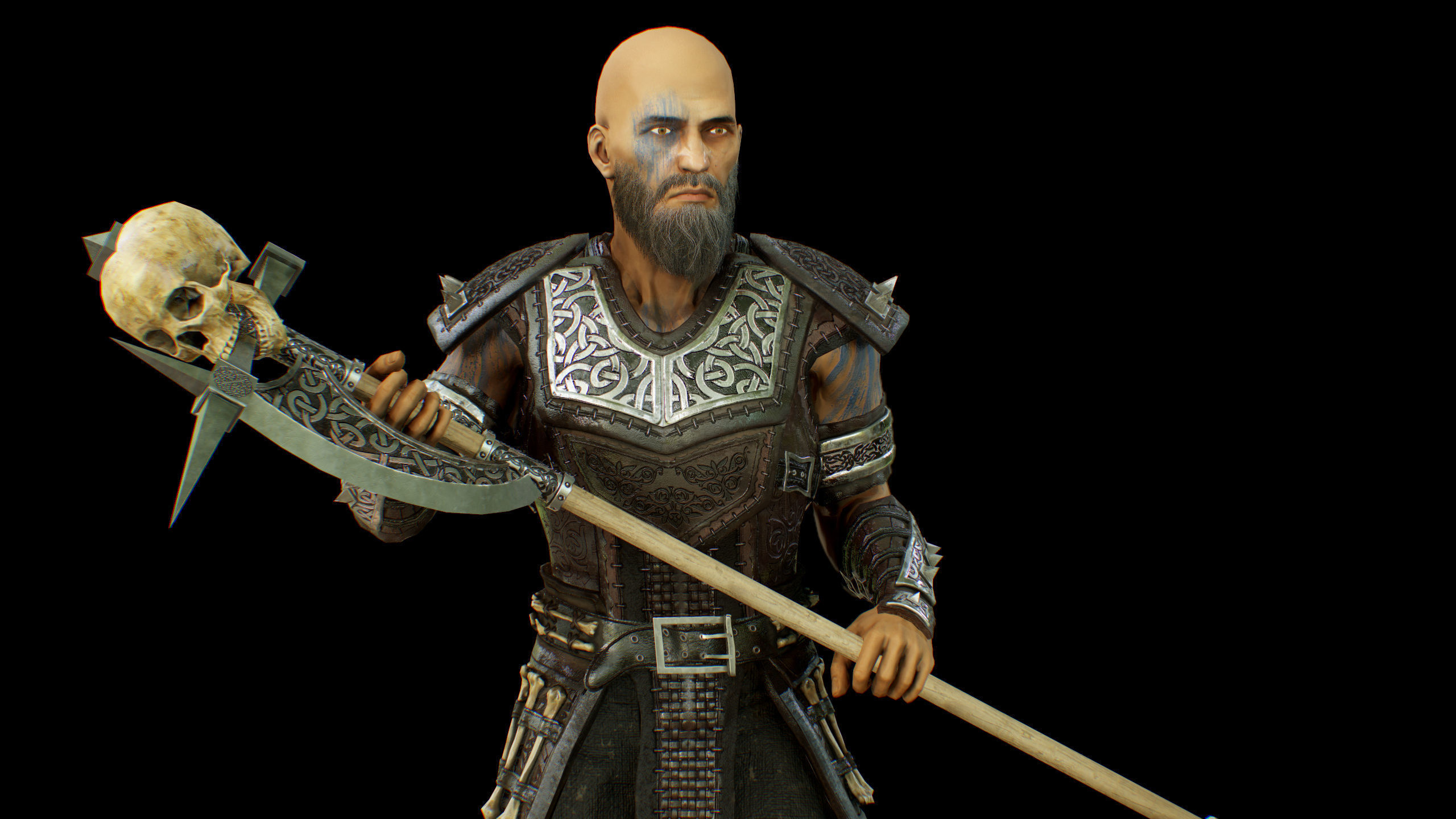 pack of viking Low-poly 3D model_46