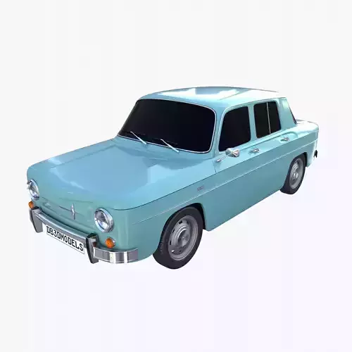 Renault 8 Light Blue