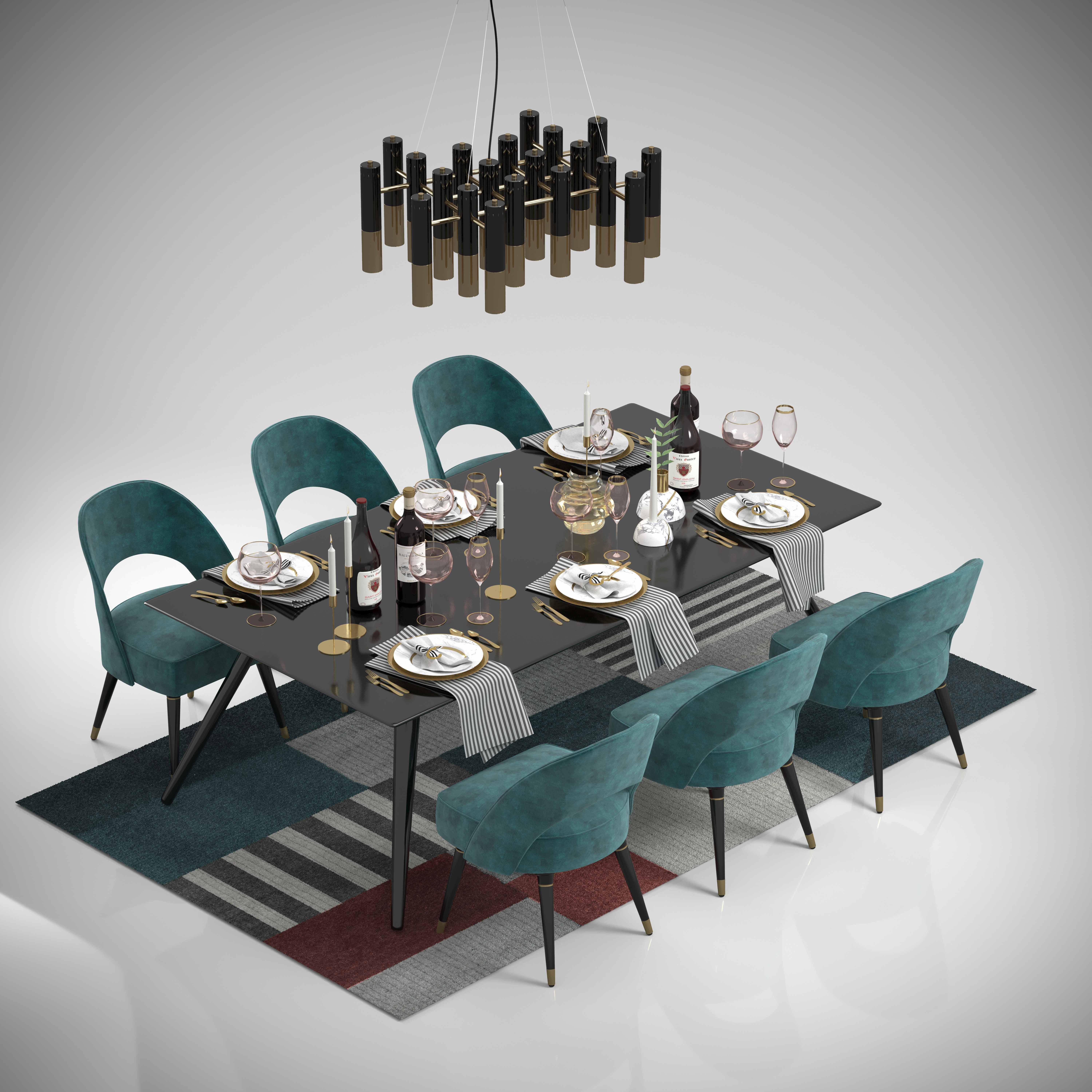 Tenarchstudio Essential HomeDiningTableRenderReady Vray - Corona 3D model_17