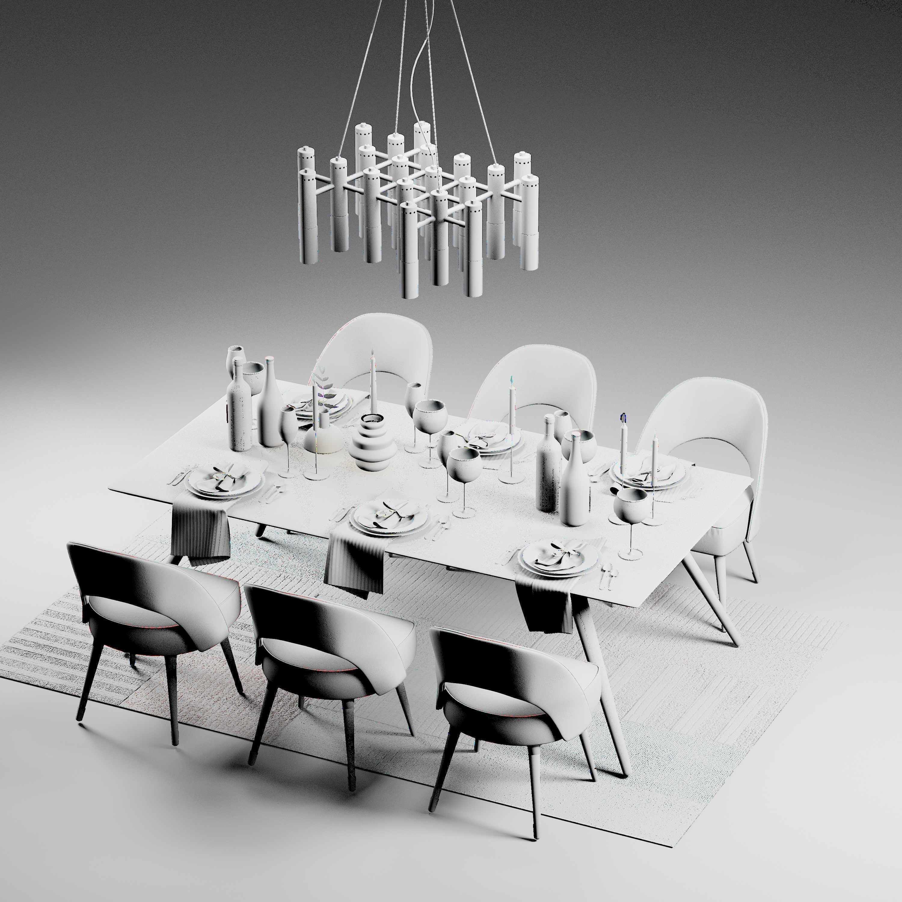 Tenarchstudio Essential HomeDiningTableRenderReady Vray - Corona 3D model_11