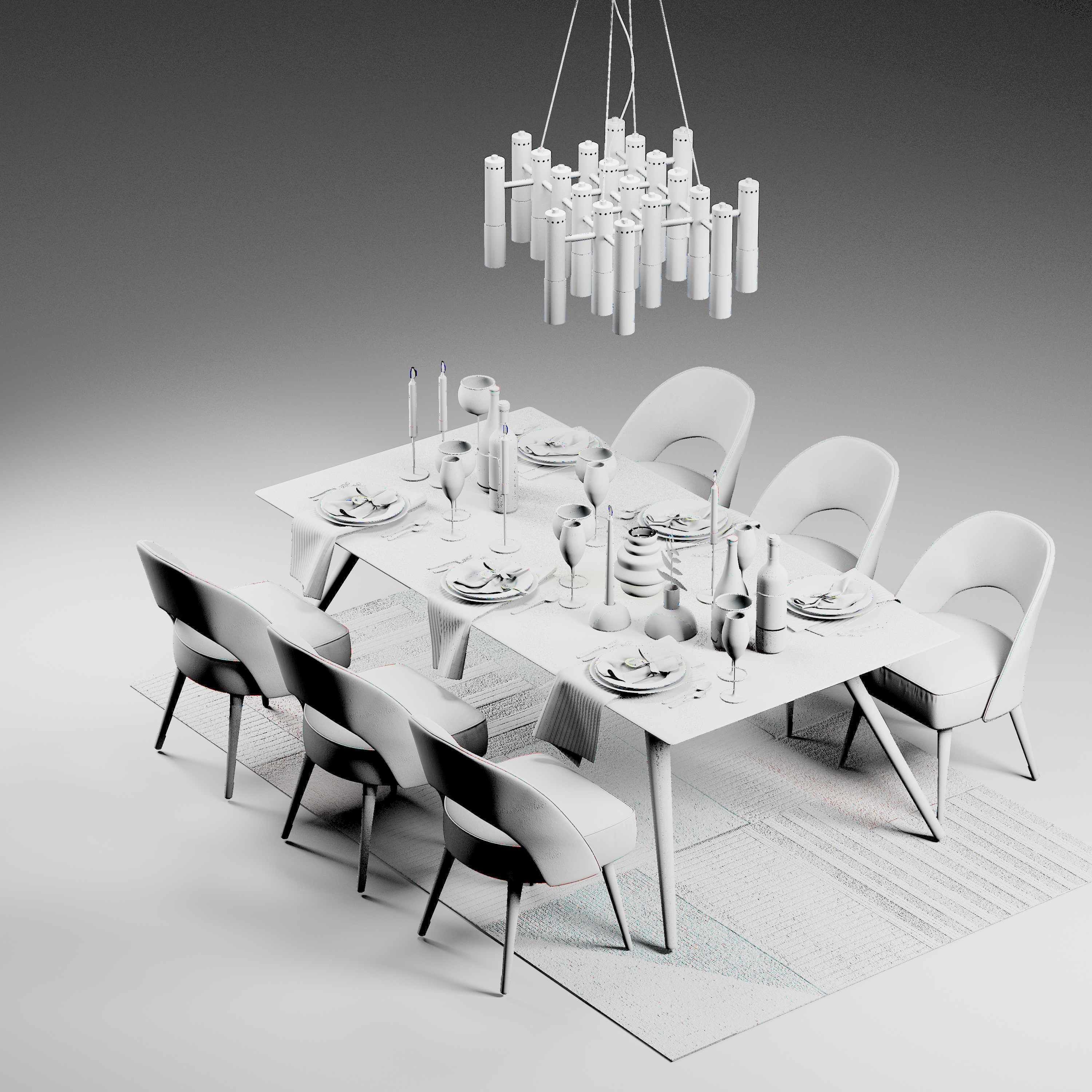 Tenarchstudio Essential HomeDiningTableRenderReady Vray - Corona 3D model_14
