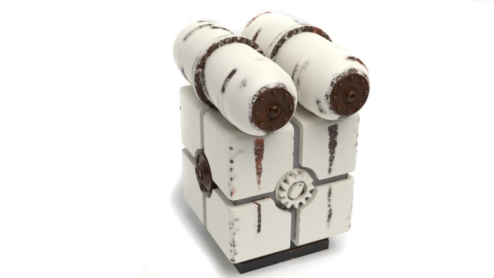 Star Wars Echo Base Crates and lamps Pack 1-18 scale 3D Model Collection_5