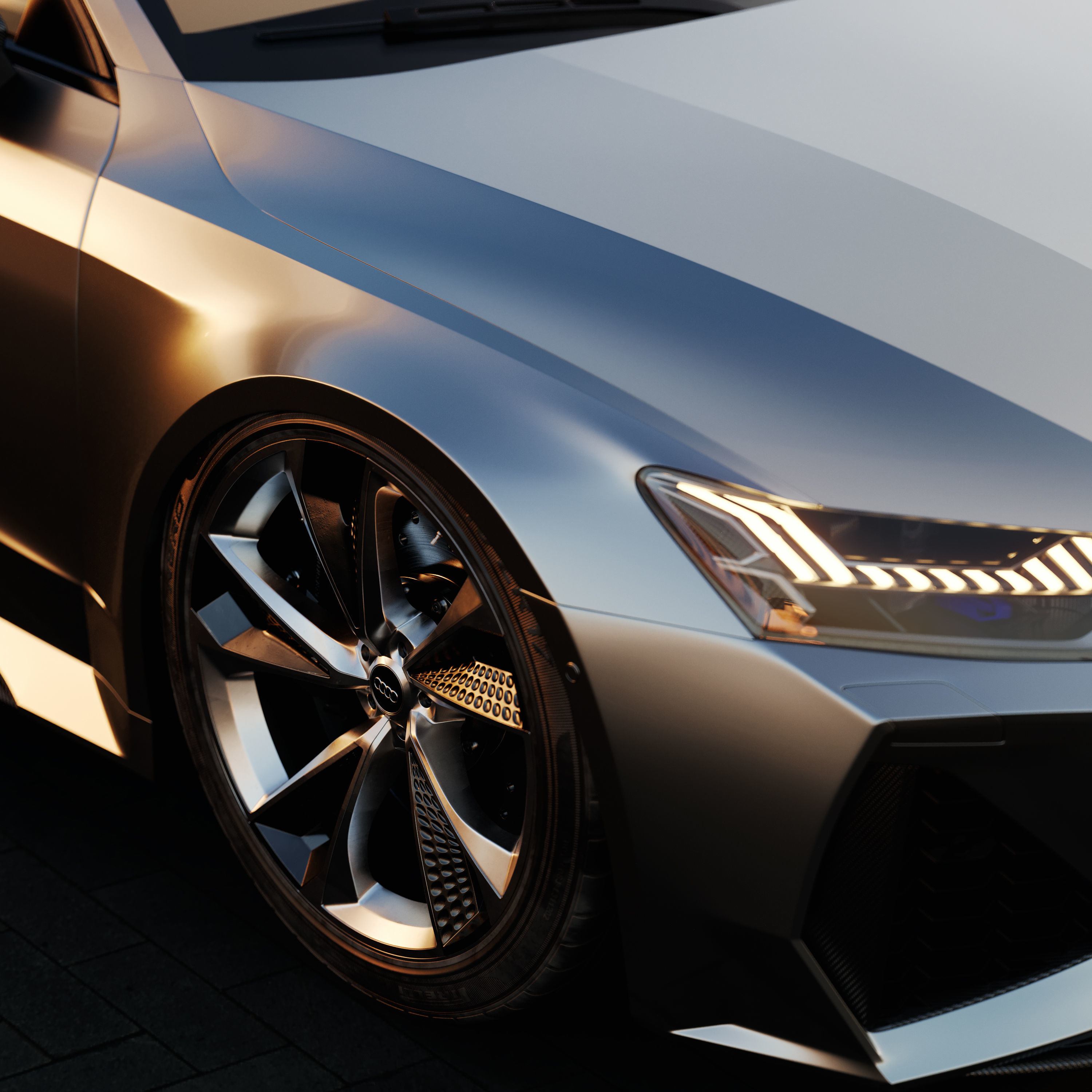 Audi RS7 Sportback 2020  With HQ Interior 3D model_4