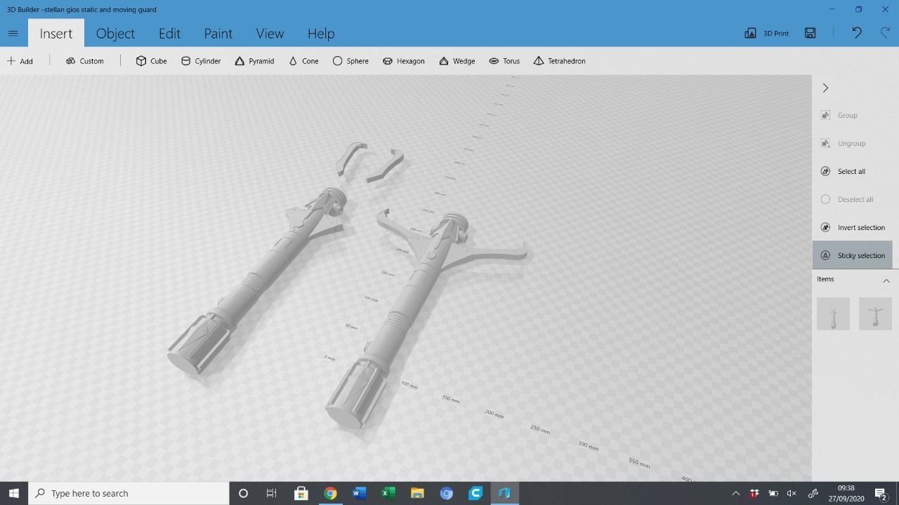 Star Wars Stellan Gios the high republic lightsaber 3D print model_3