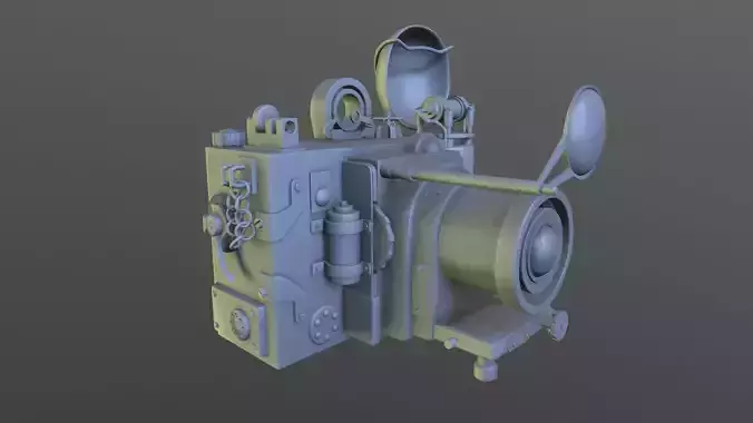 SteamPunk cam High-poly