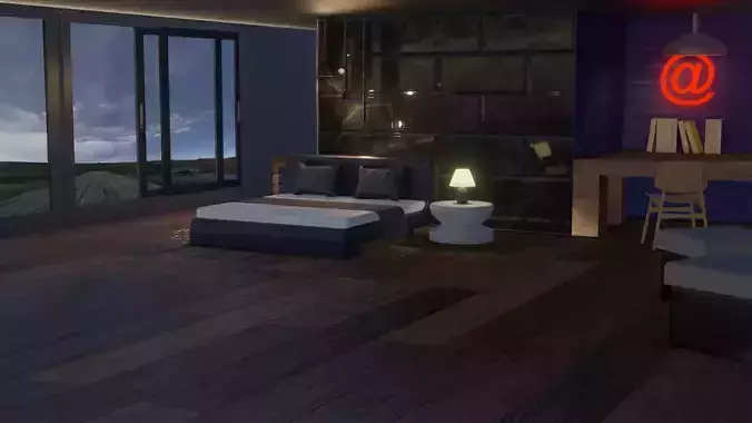 Modern bedroom